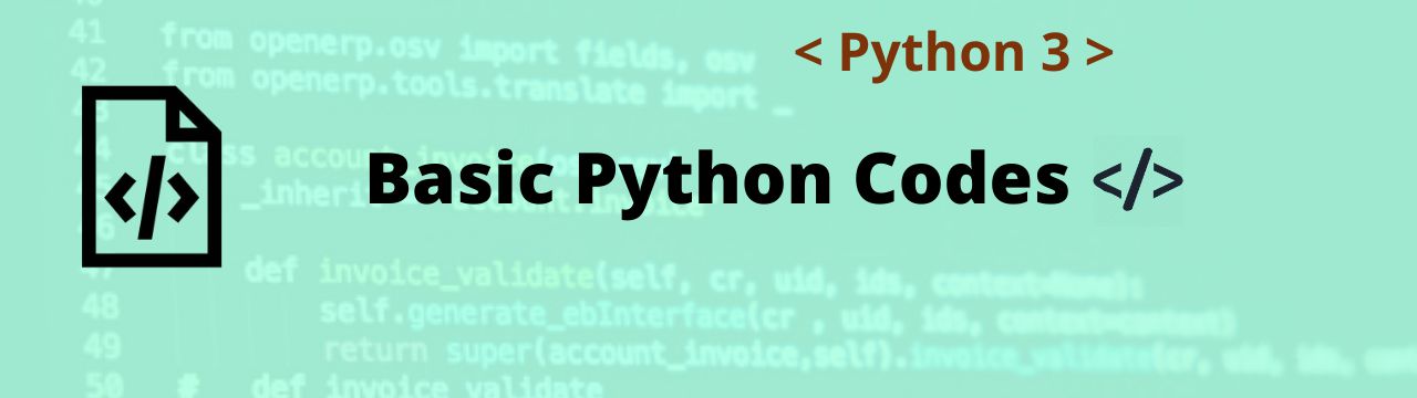 Python 3 basic programming code for absolute beginners | aipython