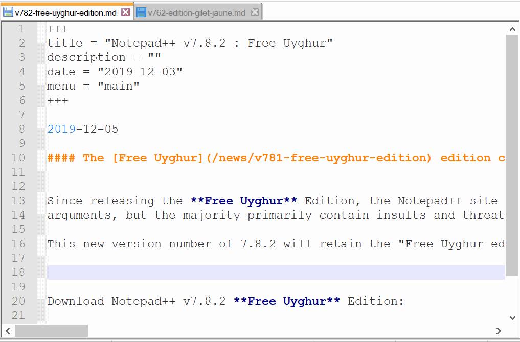 notepad++ python spacing tab