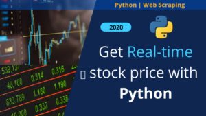 python web scraping stock price